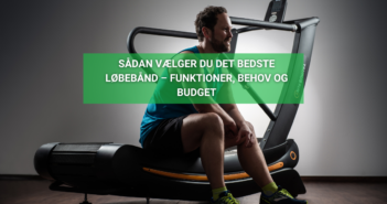 Mand sidder på et løbebånd og overvejer valg af det bedste løbebånd baseret på funktioner, behov og budget.