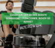 Person træner på en cardiostrong Baltic Rower romaskine i stuen – guide til at vælge den bedste romaskine til hjemmetræning.